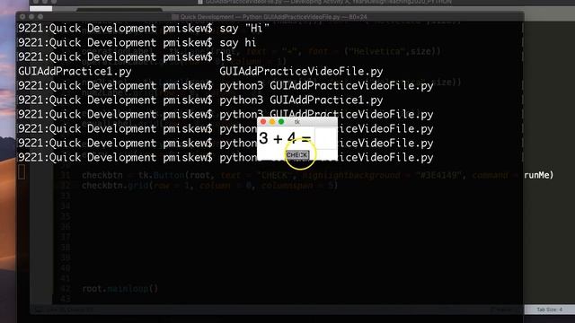 Quick Development: Simple tkinter program смотреть онлайн