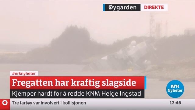 утонул фрегат Helge Ingstad смотреть онлайн