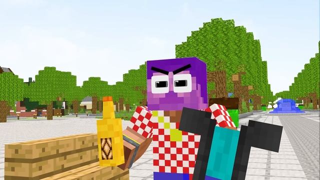 Monster School : ZOMBIE BOY REVENGE FOR FAMILY SEASON 13 - Minecraft Animation смотреть онлайн