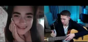 Гитаристы в чат рулетке удивляют своим голосом №1