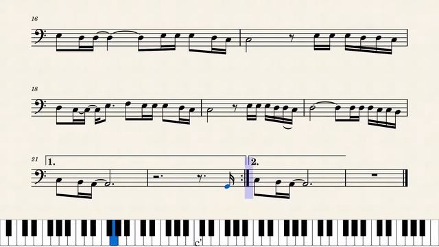 I Believe I Can Fly l Radio Edit l Cello Sheet Music смотреть онлайн