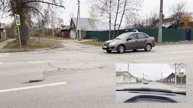 Разворот на узком перекрестке. г.Иваново ул.Носова смотреть онлайн
