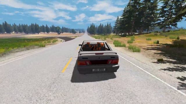 ДЕД ПЕРЕКРЫЛ ТРАССУ! ЕМУ НАДОЕЛ ШУМ ДОРОГИ ВОЗЛЕ ДОМА | BeamNG.drive смотреть онлайн