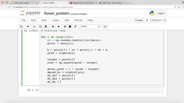 Beginner Intro to Neural Networks 12: Neural Network in Python from Scratch смотреть онлайн