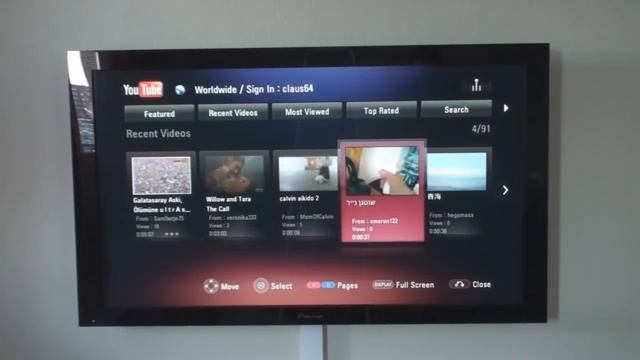 LG BD370 Blu Ray player menu смотреть онлайн