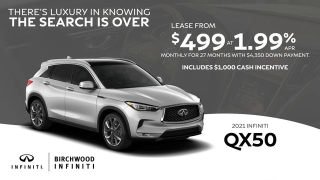 2021 Infiniti QX50 (Jan '21) - Birchwood Infiniti смотреть онлайн