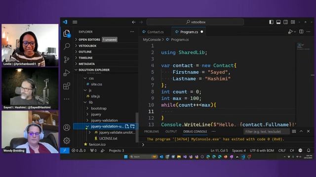 Visual Studio Toolbox Live - C# Productivity in VS Code with C# Dev Kit смотреть онлайн