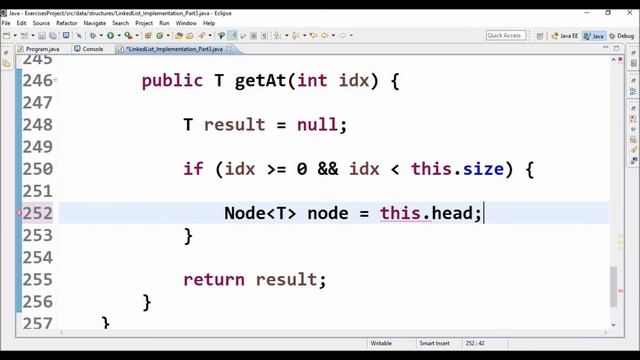linkedlist implementation in java - part III смотреть онлайн