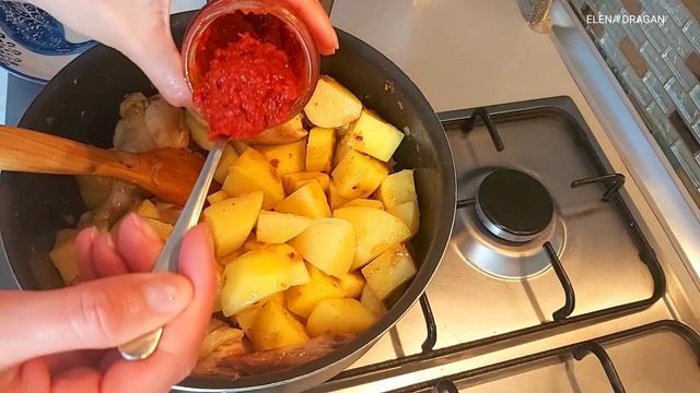 Ну Очень вкусно! ТУШЕНАЯ КАРТОШЕЧКА С КУРИЦЕЙ / Вкусное, домашнее блюдо! Гагаузская кухня смотреть онлайн