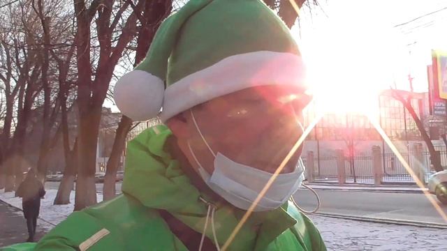 Деливери Клаб работа пешим курьером смена 8 часов Зимой в городе Ростов-на-Дону смотреть онлайн