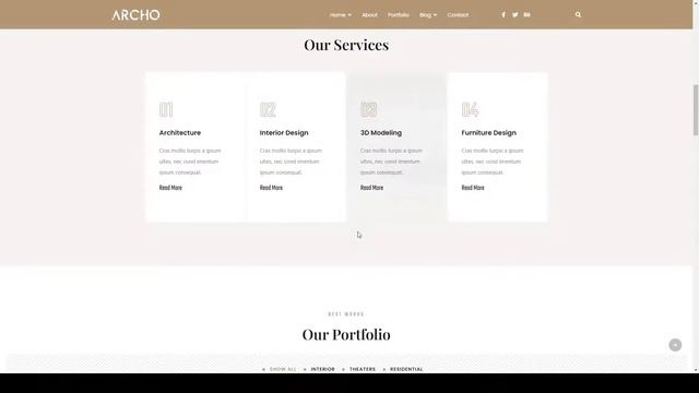 Archo - Architecture and Interior Design Joomla 4 Template bootstrap corporate смотреть онлайн