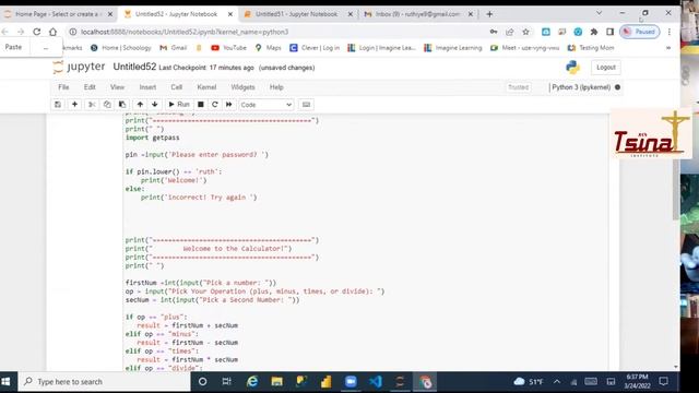 Nahom Wondimu. Python Class for beginners. Class of Winter 2022 смотреть онлайн
