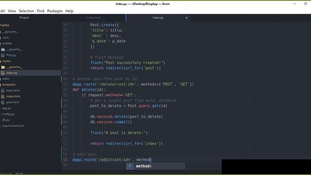 Develop a Web Application with Flask Framework | Update and Delete Data смотреть онлайн