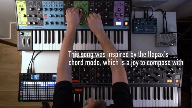 Ambient Jam With Duel Moog Matriarchs, Squarp Hapax, Strymon NightSky, Empress Reverb