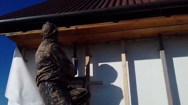 Задувка пеноизола под мембрану. смотреть онлайн