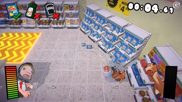 SUPERMARKET SHRIEK : Course de caddie au supermarché ! смотреть онлайн
