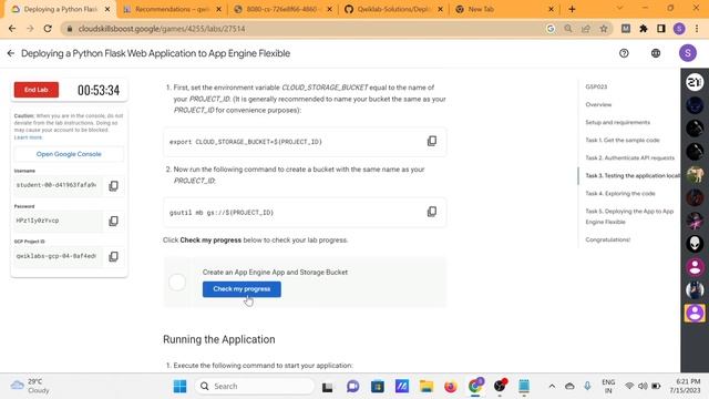 Deploying a Python Flask Web Application to App Engine Flexible смотреть онлайн