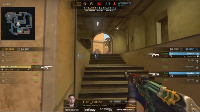 WHEN CS:GO PROS ENTER MATRIX! (SMART 200 IQ PLAYS) смотреть онлайн