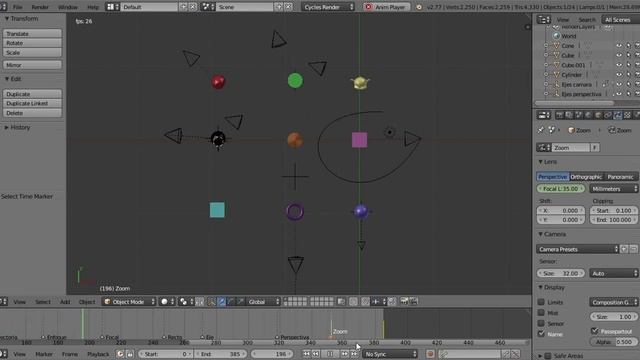 Bloque II Cámara: Caso 8 Múltiples cámaras en movimiento. Screencast 1 смотреть онлайн