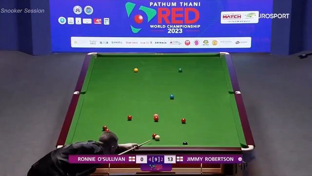 Ronnie O'Sullivan vs Jimmy Robertson six Red World Championship 2023 | snokersession смотреть онлайн