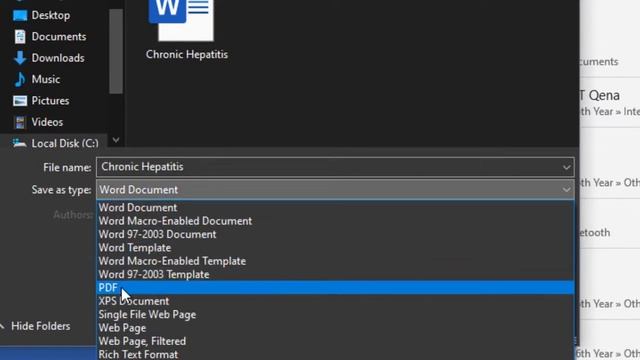 Save word(.docx) file to PDF - تحويل مستند ورد الي pdf смотреть онлайн
