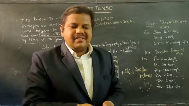 PAST TENSE | PAST PERFECT CONTINUOUS TENSE | CLASSES 8,9 &10| K P S |CHANDRASHEKHAR SIR смотреть онлайн