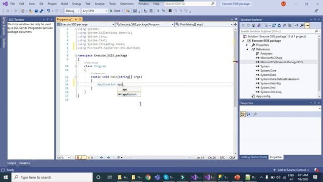 13 Execute SSIS package from C# | Execute SSIS package from .NET смотреть онлайн