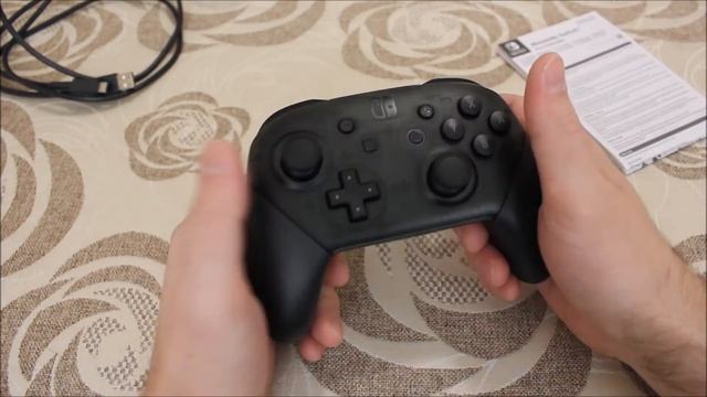 Распаковка Nintendo Switch Pro Controller