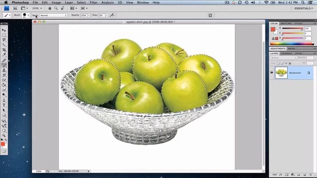 Photoshop Tutorial: Magnetic Lasso Tool, Black and White, Paint Mode Hue смотреть онлайн