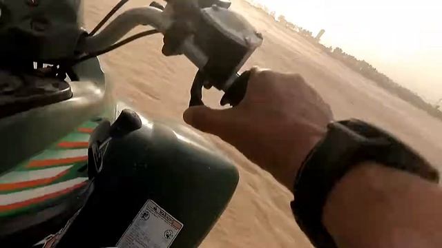 Гонки по Сахаре на квадроциклах . Тунис.