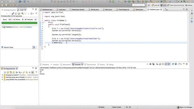 Java Training - Day 15 - Files & IO смотреть онлайн