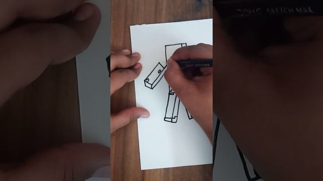 maincraf steve drawing with 20rupees sketch pen. 😅😅😁 смотреть онлайн