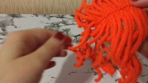 Мастер класс по созданию Вязаных волос для куклы крючком