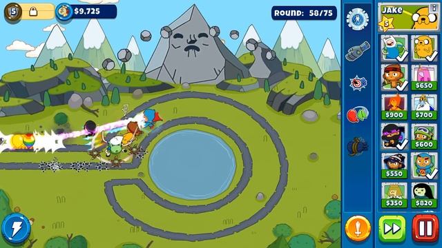 Bloons Adventure Time TD - Having 10 Finn in Game and defeating Impoppable with Five characters onl смотреть онлайн