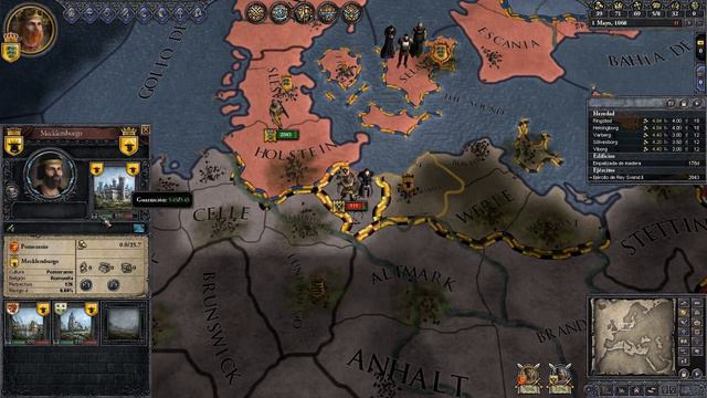 Crusader Kings II - Tutorial Parte 4 - Ejército e intrigas смотреть онлайн