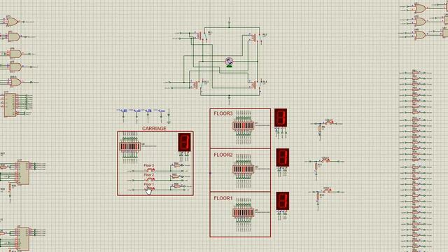 MSE 352 3 Floor Elevator Proteus смотреть онлайн