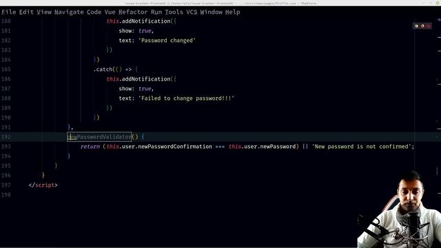 Laravel Vue SPA Issue Tracker part 14: Vuetify form validation смотреть онлайн