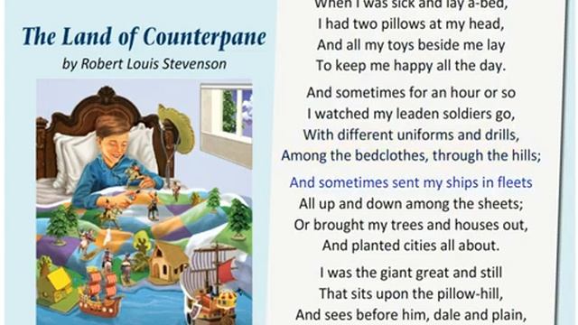 Excel 6.Module 4."The land of Counterpane" text.Ex: 3.p 50 смотреть онлайн