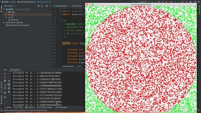Get PI with Monte Carlo смотреть онлайн