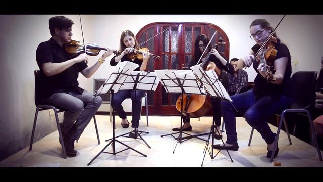 Tango en Skaï - Roland Dyens - String Quartet - Arr. Oswaldo Pajares смотреть онлайн