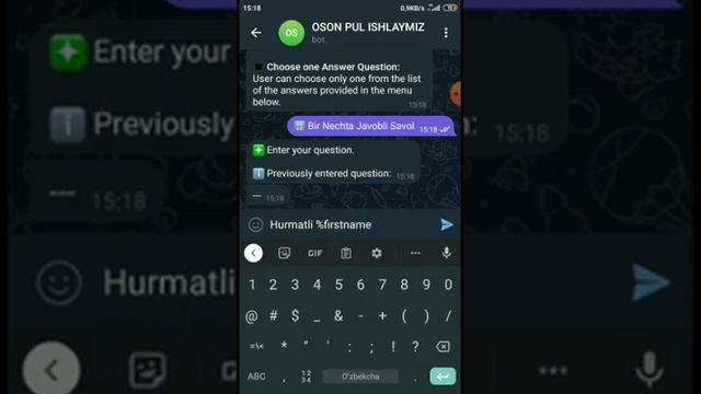 MUKAMMAL BOT YARATISH. PUL ISHLAYDIGAN BOT OCHISH смотреть онлайн