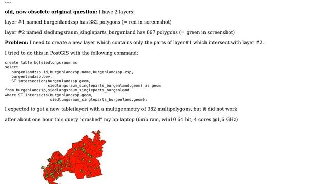 GIS: How to intersect two polygon-layers in PostgreSQL/PostGIS? (2 Solutions!!) смотреть онлайн