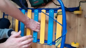 Ремонт детских санок и сопромат