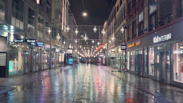 Walking in the Rain Oslo, Norway (Relaxing Binaural Rain Sounds for Sleep) 4k ASMR смотреть онлайн