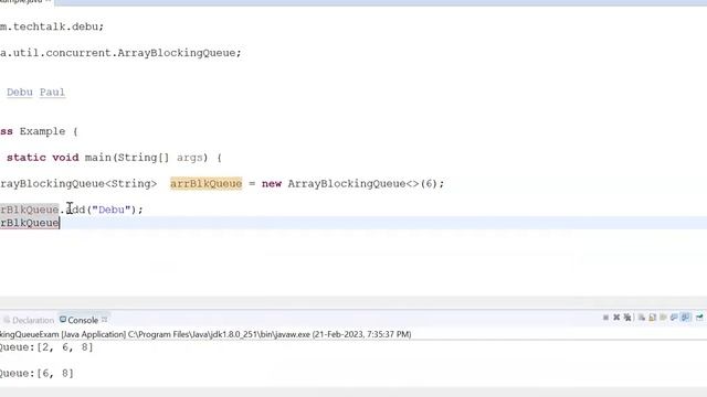 What is ArrayBlockingQueue in Java Complete Tutorial with Explanation | Use of ArrayBlockingQueue смотреть онлайн