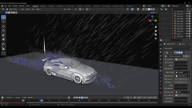Rain Maker - Advance Rain Tool for Blender! смотреть онлайн