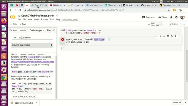 showing image from google drive with openCV2 and Colab Notebook using drive.mount() смотреть онлайн