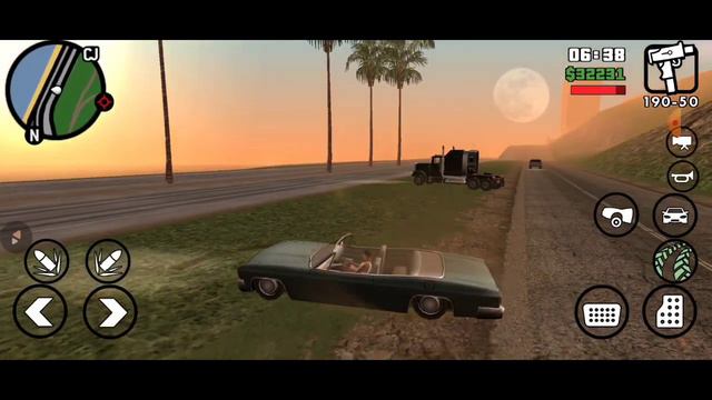 Бернаут на разных машинах в игре GTA Sanandreas. смотреть онлайн