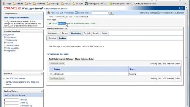 How to create a Datasource in Weblogic for a PostgreSQL DB смотреть онлайн