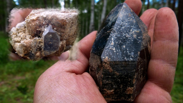 Работа на кварцевой жиле